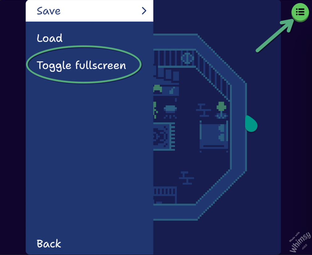 Toggling fullscreen mode